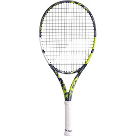 Дитяча тенісна ракетка Babolat Pure Aero Junior 25 S CV 370, сіро-жовта, розмір 0