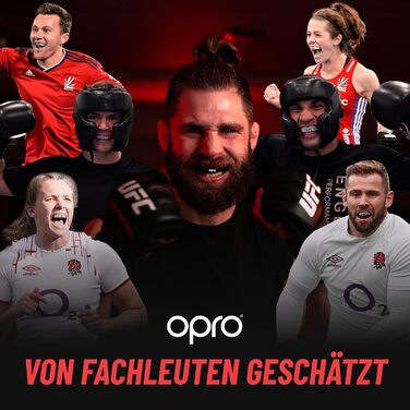 Захист для зубів OPRO Bronze - для боксу, єдиноборств, MMA, дітей та дорослих. Самоадаптується для хокею, кікбоксингу, регбі. Гарантія від дантиста. Колір: чорний.