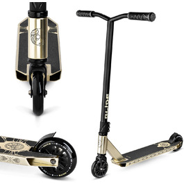 Трюковий самокат Glide Freestyle, алюмінієва дека 6061, колеса 100 мм, підшипники ABEC 9, вантажопідйомність 100 кг, вага 3,3 кг