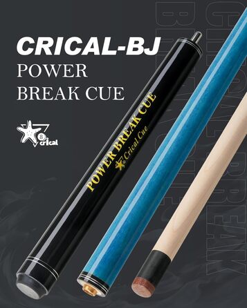 Професійна кий для більярду Crival Heavy Hitter Jump-Break-Queue: 3 частини, 137.2 см, з верхушки 13.2 мм, з клена, для стрибків та обривів