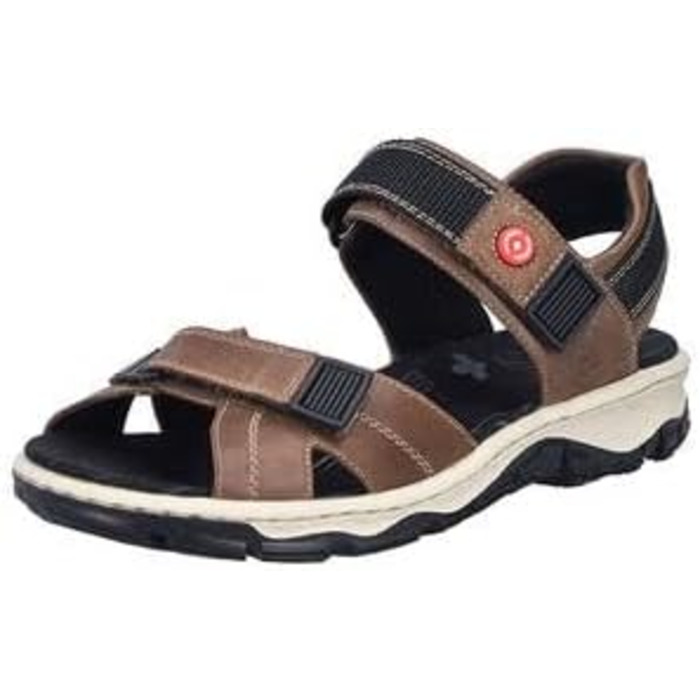 Жіночі сандалії Rieker 68851, класичні сандалі для жінок, колір коричневий (39 EU)