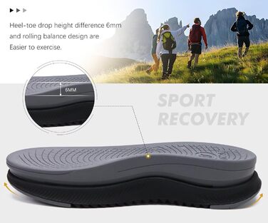 Чоловічі сандалії ONCAI Wandersandalen: сірі сандалії для піших прогулянок, пляжу та водних видів спорту з регульованими ремінцями, розмір 48 EU