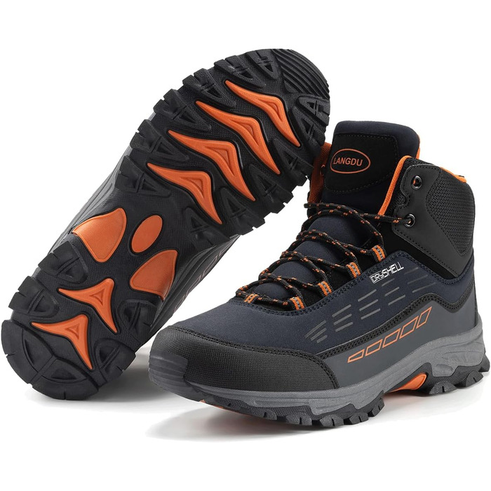 Туфлі для хайкінгу (ходьби) чоловічі/жіночі, водонепроникні, легкі, 37-46 EU, блакитні, середньої висоти