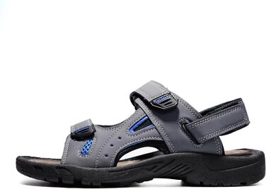 Чоловічі сандалі JOMIX для активного відпочинку та туризму: липучка, сірі, 44 EU