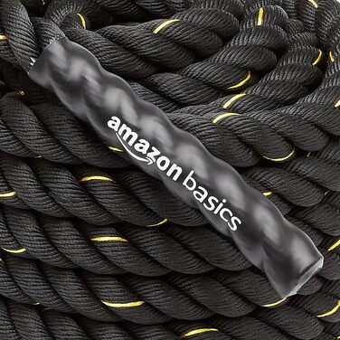Тренувальний батл-канат Amazon Basics 12 м x 3,8 см для фітнесу