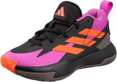 Кросівки дитячі Adidas Cross Em Up Select Mid для баскетболу, розмір 29 EU, чорний/фіолетовий/помаранчевий