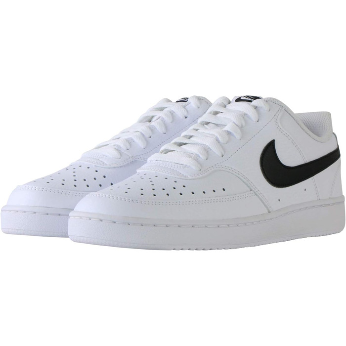 Кросівки Nike Court Vision Low - баскетбольні, білі/чорні, 44.5 EU