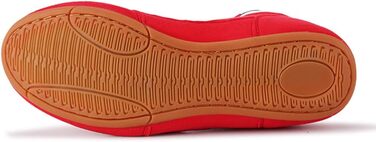 Кросівки для боротьби, боксерські кросівки, гумова підошва, для чоловіків, жінок та дітей, дитячі (42 EU, червоні)