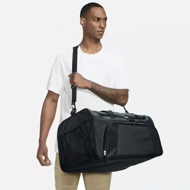 Спортивна сумка 42 л для жінок і чоловіків, дорожня сумка Weekender Carry-On, тренувальна сумка для спортзалу, чорна