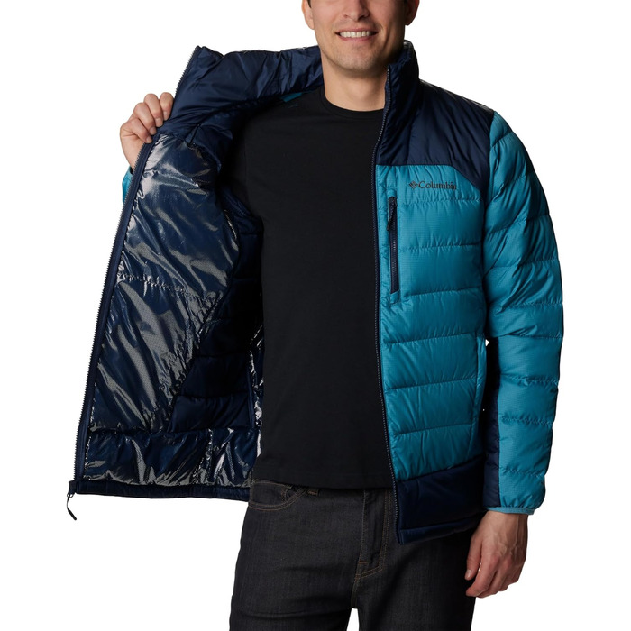 Чоловіча пуховика Columbia Autumn Park (розмір L, колір Collegiate Navy) — тепла зимова куртка