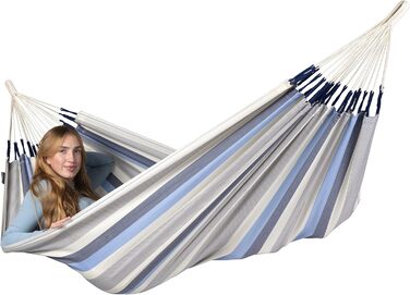 Гамак La Siesta Brisa Класичний одинарний, ручної роботи (Колумбія), 140 см, колір Sea Salt