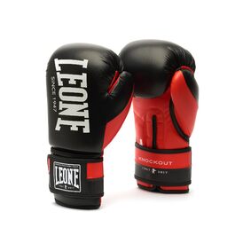 Боксерські рукавиці Leone 1947 Knockout червоні 14 унцій – професійні для тренувань та спарингів
