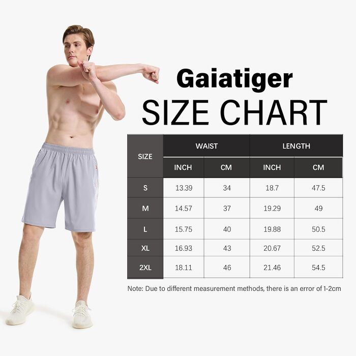 Спортивні шорти Cimic для чоловіків, короткі, з кишенею на блискавці, швидковисихаючі, дихаючі, легкі для спорту та фітнесу (Сріблясто-сірий, XL)