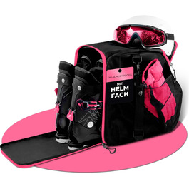 Чохол для лижних черевиків для дітей з відділенням для шолома [40 л] - ISCHGL (чорний-рожевий)