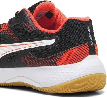 Дитячі кросівки PUMA Solarflash Jr II для фітнесу, 37.5 EU, чорний/фіалковий/білий/Gum
