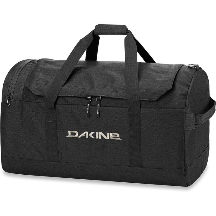 Спортивна сумка Dakine EQ Duffle 70 л, чорна, міцна та зручна, з двосторонньою блискавкою, легка для транспортування
