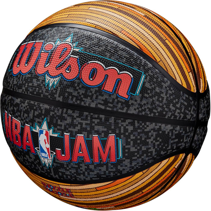 Баскетбольний м’яч Wilson NBA Jam для вулиці, розмір 7