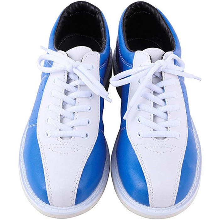 Ботинки для боулінгу VEACAM для чоловіків та жінок, фітнес-тренажери, модні, зручні кросівки для правші та лівші, початківці (43 EU, білий)