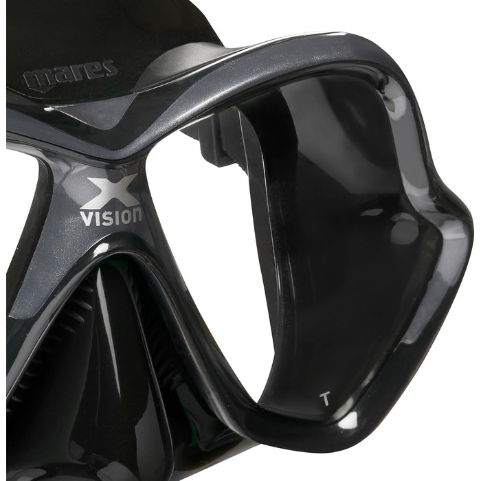 Дайвінгова маска Mares X-Vision, універсальний розмір, синьо-біла