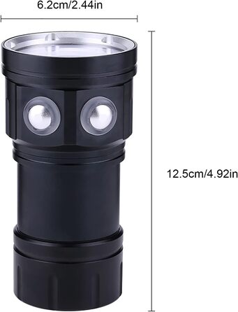 Підводна LED-ліхтарик Tyenaza 18000 люмен, IPX8, 500 м, 7 режимів, 120°