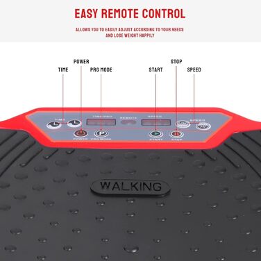 Вібраційна платформа LIFERUN з 120 рівнями інтенсивності та 10 програмами тренувань. Тиха, для дому, повне тіло, масаж, до 180 кг, з пультом та ременем.