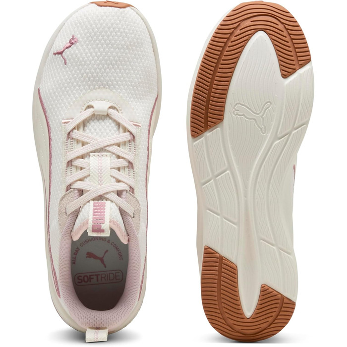 Жіночі кросівки PUMA Softride Harli WNS для бігу по місту, 40.5 EU, білий, помаранчевий, рожевий