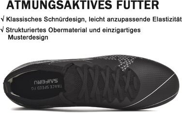 Чоловічі футбольні бутси для залу та вулиці, розмір 43 EU, чорні