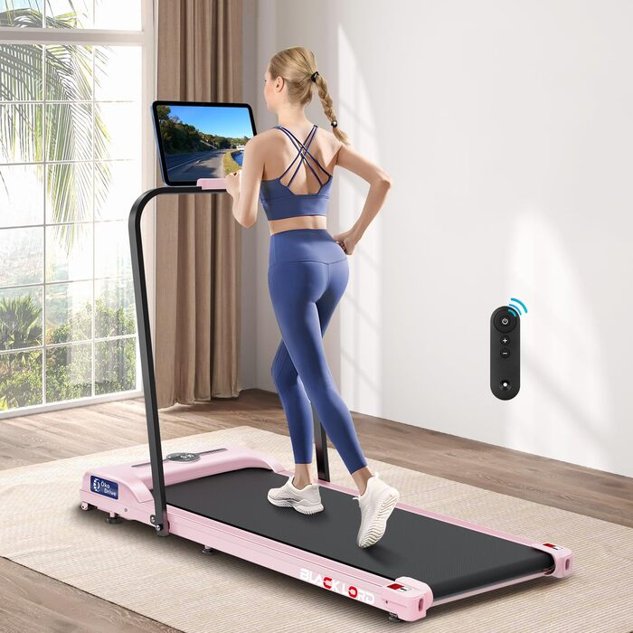 Walkingpad SL9H - Рожевий біговий тренажер: компактний, тихий, з LED-дисплеєм та мобільною програмою для дому та офісу