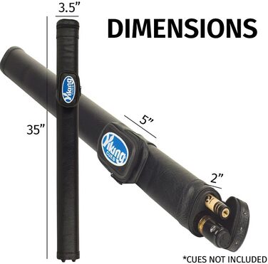 Чохол для більярдної кулі Viking з ремінком, вінілова оболонка та фетрова внутрішня частина, аксесуари для більярдного столу, обладнання для більярду (1x1)