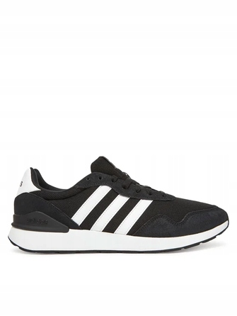 Чоловічі легкі спортивні кросівки adidas Run 60s 4.0, чорні, JR6622, 43 1/3