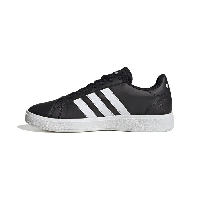 Жіночі кеди adidas Grand Court TD Lifestyle Court Casual, чорні з білими смугами, розмір 37 1/3 EU