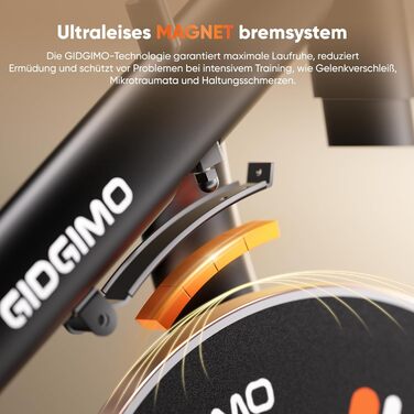 Велотренажер 2026 NEUE з регулюванням опору, LED-дисплеєм, дихаючим сидінням та датчиком пульсу. Spinning bike для дому, максимальне навантаження 150 кг