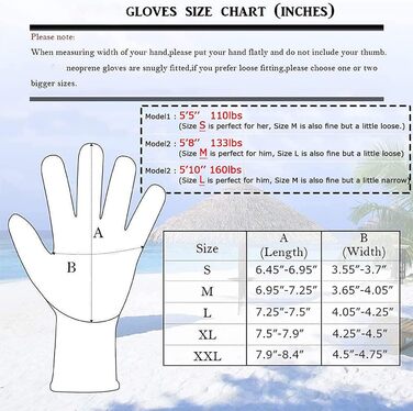 Неопренові рукавички 5 мм, гнучкі, з регульованим поясом, для снорклінгу, дайвінгу, серфінгу, каякінгу, рафтингу