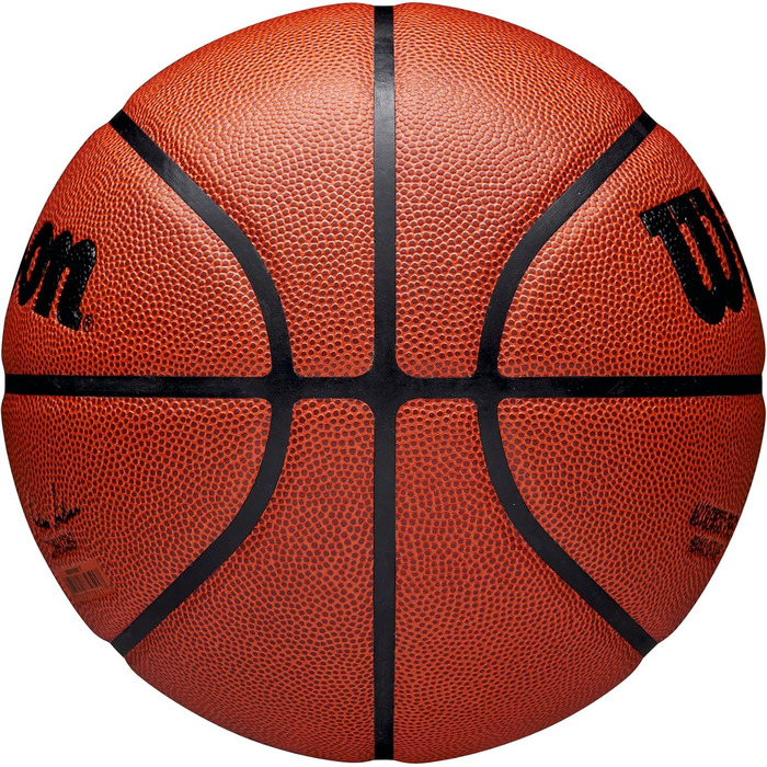 Баскетбольний м'яч Wilson NBA Authentic Series для залу та вулиці, розмір 7, помаранчевий, універсальний