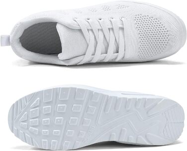 Жіночі бігові кросівки AHICO: легкі, дихаючі, для бігу та прогулянок (37 EU, білий)