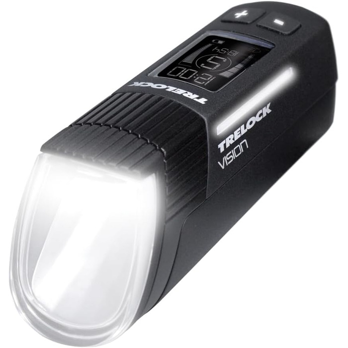 Світлодіодний набір ліхтарів для велосипеда TRELOCK LS 760 I-GO VISION 100 LUX та LS740 VECT із стоп-сигналом, USB зарядка, чорний