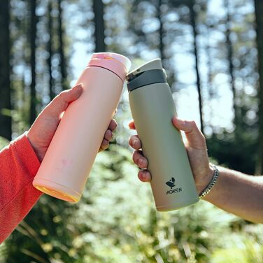 Термобутилка AORIN з нержавіючої сталі 18/8, 350/500/750 мл, герметична, BPA-free, спортивна пляшка для спорту, школи та активного відпочинку
