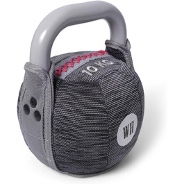 Жіноча фітнес гиря Soft Kettlebell для формування тіла, кондиції та нарощування сили | Текстильний чохол для тренувань вдома (10 кг)