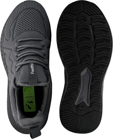 Жіночі кросівки Feethit: дихаючі, легкі, для бігу та фітнесу, outdoor, 42 EU, темно-сірий