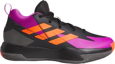Дитячі баскетбольні кросівки adidas Cross 'Em Up Select Mid – чорний, фіолетовий, помаранчевий (40 EU)
