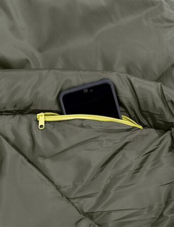 Спальний мішок VAUDE Sioux 800 II Blue - 2°C / 8°C, компактний, для кемпінгу, 220x80 см