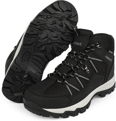 Черевики для трекінгу жіночі, туристичні черевики, трекінгові черевики, черевики для хайкінгу, чорні, 40 EU