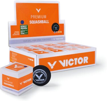 М'яч для сквошу VICTOR 12 шт., синій, професійний