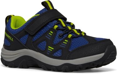 Дитячі трекінгові черевики Merrell Trail Chaser 2, чорно-синьо-лаймові, унісекс (Big Kid)