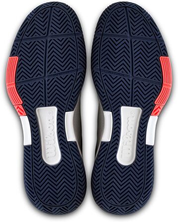 Тенісні кросівки Wilson Courtglide Herren білі/блакитні/коралові, розмір 49 1/3