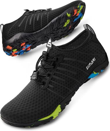 Швидковисихаючі водяні черевики Simari для жінок та чоловіків, для плавання, серфінгу, йоги та відпочинку на пляжі, сірі