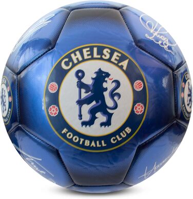 Офіційний футбольний м'яч Chelsea FC Hy-Pro, металевий, розмір 5, для тренувань та матчів, колекційний, для дітей і дорослих