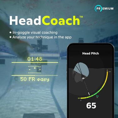 Розумні плавальні окуляри FORM Smart Swim 1 з дисплеєм для басейну та відкритої води