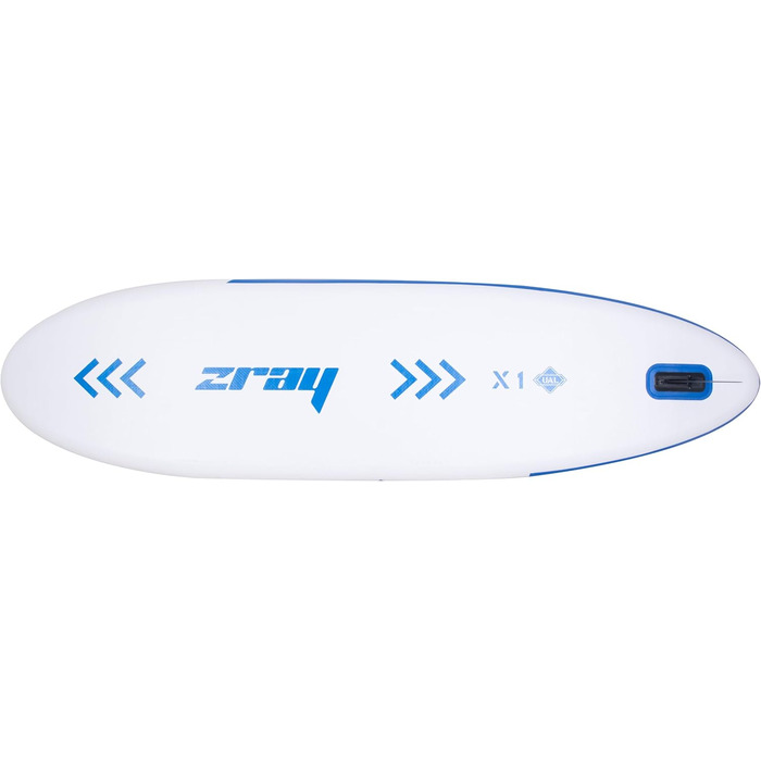 Надувна SUP-дошка Zray X1 310x81x15 см з веслом, насосом і сумкою, синя, Dropstitch