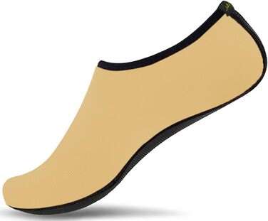 Шкарпетки-сланці JACKSHIBO для плавання та відпочинку на пляжі (35/36 EU, жовтий)